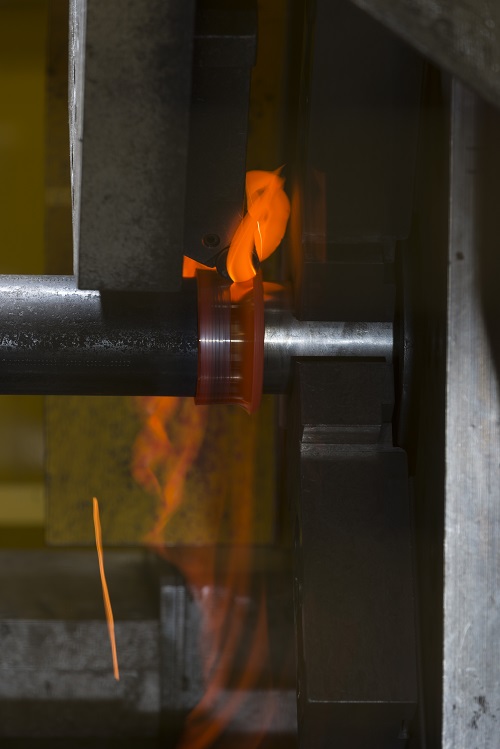 Rotary friction welding pump shafts