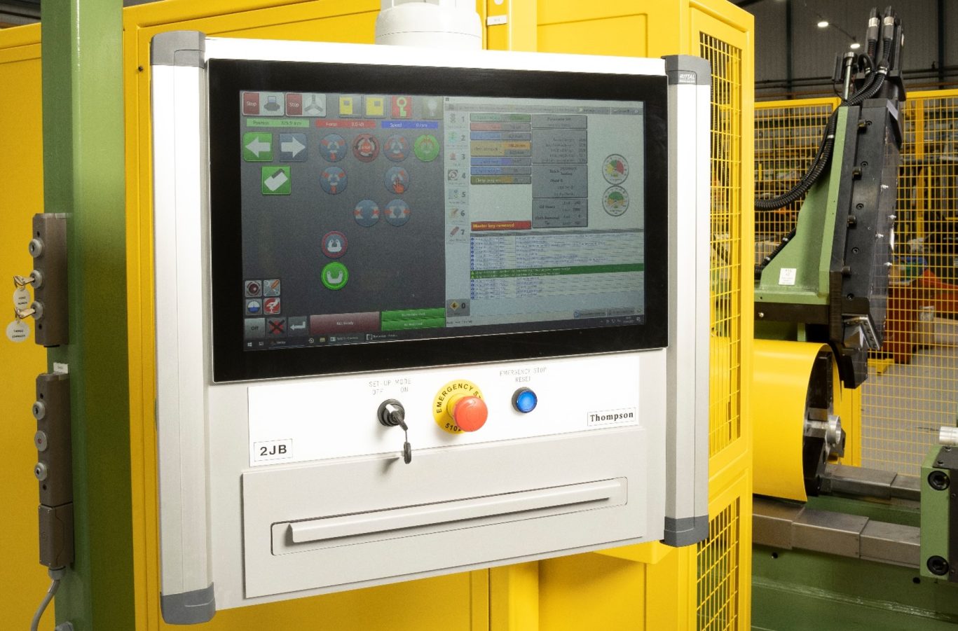 friction welding machine console